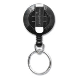 SICURIX® ID Slide-Style Belt Clip Card Reels, 30" Extension, Round, Black (SRXBAU68874) Each