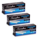Swingline® S.F. 1 Standard Staples, 0.25" Leg, 0.5" Crown, Steel, 5,000/Box, 3 Boxes/Pack (SWIS7035104) Pack of 15000