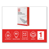 TRU RED™ Printer Paper, 92 Bright, 20 lb Bond Weight, 8.5 x 11, 500 Sheets/Ream (TUD135855) 1 Ream