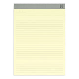 TRU RED™ Notepads, Wide/Legal Rule, 50 Canary-Yellow 8.5 x 11.75 Sheets, 12/Pack (TUD24419922) Pack of 12