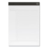 TRU RED™ Notepads, Project-Management Format, 50 White 8.5 x 11.75 Sheets, 6/Pack (TUD24419924) Pack of 75