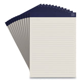 TRU RED™ Notepads, Wide/Legal Rule, 50 Ivory 8.5 x 11.75 Sheets, 12/Pack (TUD24419928) Pack of 12