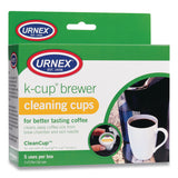 Urnex® CleanCup Coffee Pod Brewer Cleaning Cups, 0.25 oz Cup, 5/Pack (URN70135) Each