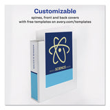 Avery® Durable View Binder with DuraHinge and Slant Rings, 3 Rings, 2" Capacity, 11 x 8.5, White (AVE17032) Each