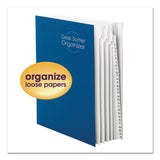Smead™ Deluxe Expandable Indexed Desk File/Sorter, 31 Dividers, Date Index, Letter Size, Dark Blue Cover (SMD89294) Each