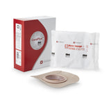 New Image™ CeraPlus™ Ostomy Barrier Trim to Fit, Extended Wear Adhesive Tape Borders 57 mm Flange Red Code System Up to 1-1/2 Inch Opening (1158424_BX) 5/BX
