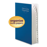 Smead™ Deluxe Expandable Indexed Desk File/Sorter, Reinforced Tabs, 20 Dividers, Alpha/Numeric Index, Legal Size, Dark Blue Cover (SMD89237) Each