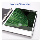 Avery® Mini Size Durable View Binder with Round Rings, 3 Rings, 0.5" Capacity, 8.5 x 5.5, White (AVE27726) Each