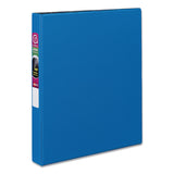 Avery® Durable Non-View Binder with DuraHinge and Slant Rings, 3 Rings, 1" Capacity, 11 x 8.5, Blue (AVE27251) Each