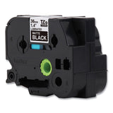 Brother P-Touch® TZe Standard Adhesive Laminated Labeling Tape, 1.4" x 26.2 ft, White on Matte Black (BRTTZEM365) Each