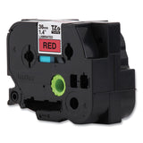 Brother P-Touch® TZe Standard Adhesive Laminated Labeling Tape, 1.4" x 26.2 ft, Black on Red (BRTTZE461CS) Each