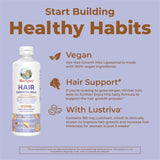 Mary Ruth's® Hair Growth Max Liposomal Dietary Supplement Vitamin E / B6 / Biotin 4 mg / 3 mg / 10,000 mcg Strength Liquid 15.22 oz. Almond Cookie Flavor (1271763_EA) 1/EA