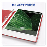 Avery® Economy Non-View Binder with Round Rings, 3 Rings, 1" Capacity, 11 x 8.5, Red, (3310) (AVE03310) Each