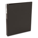 Avery® Economy Non-View Binder with Round Rings, 3 Rings, 1" Capacity, 11 x 8.5, Black, (4301) (AVE04301) Each