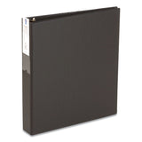 Avery® Economy Non-View Binder with Round Rings, 3 Rings, 1.5" Capacity, 11 x 8.5, Black, (4401) (AVE04401) Each
