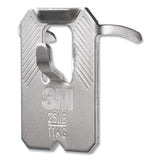 3M Claw Drywall Picture Hanger, Holds 25 lbs, 4 Hooks and 4 Spot Markers, Stainless Steel (MMM3PH25M4ES) Pack Of 24