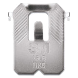 3M Claw Drywall Picture Hanger, Holds 25 lbs, 4 Hooks and 4 Spot Markers, Stainless Steel (MMM3PH25M4ES) Pack Of 24