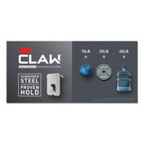 3M Claw Drywall Picture Hanger, Holds 25 lbs, 4 Hooks and 4 Spot Markers, Stainless Steel (MMM3PH25M4ES) Pack Of 24