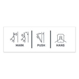 3M Claw Drywall Picture Hanger, Holds 25 lbs, 4 Hooks and 4 Spot Markers, Stainless Steel (MMM3PH25M4ES) Pack Of 24