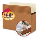Smead™ Easy Grip Pockets, 5.25" Expansion, Letter Size, Redrope, 10/Box (SMD73209) Box of 10