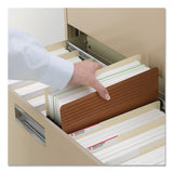 Smead™ Easy Grip Pockets, 3.5" Expansion, Letter Size, Redrope, 25/Box (SMD73208) Box of 25