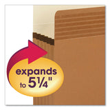 Smead™ Easy Grip Pockets, 5.25" Expansion, Letter Size, Redrope, 10/Box (SMD73209) Box of 10