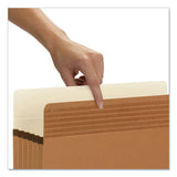 Smead™ Easy Grip Pockets, 5.25" Expansion, Legal Size, Redrope, 10/Box (SMD73211) Box of 10