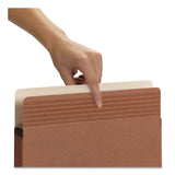 Smead™ Easy Grip Pockets, 3.5" Expansion, Letter Size, Redrope, 25/Box (SMD73208) Box of 25