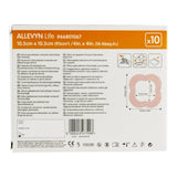 Allevyn Life Foam Dressing 4 X 4 Inch With Border Film Backing Silicone Gel Adhesive Quadrilobe Sterile (834478_BX) 10/BX