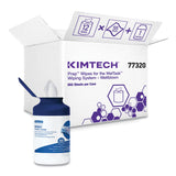 Kimtech™ WetTask System Prep Wipers for Bleach/Disinfectants/Sanitizers Hygienic Enclosed System Refills, w/Canister, 55/Rl,12 Roll/Ct (KCC7732005) 12 Rolls