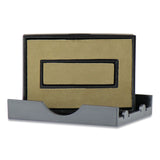 Offistamp® Un-Inked Replacement Pad for Self-Inking Stamps, Two-Color, Compatible with All Ink Colors, 1.88" x 1.13", 3/Pack (MKG034515) Pack of 3