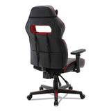 Alera® Racing Style Ergonomic Gaming Chair, Supports 275 lb, 15.91" to 19.8" Seat Height, Black/Red Trim Seat/Back, Black/Red Base (ALEGM4136) Each