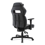 Alera® Racing Style Ergonomic Gaming Chair, Supports 275 lb, 15.91" to 19.8" Seat Height, Black/Gray Trim Seat/Back, Black/Gray Base (ALEGM4146) Each