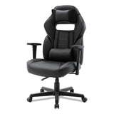 Alera® Racing Style Ergonomic Gaming Chair, Supports 275 lb, 15.91" to 19.8" Seat Height, Black/Gray Trim Seat/Back, Black/Gray Base (ALEGM4146) Each