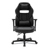 Alera® Racing Style Ergonomic Gaming Chair, Supports 275 lb, 15.91" to 19.8" Seat Height, Black/Gray Trim Seat/Back, Black/Gray Base (ALEGM4146) Each