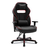 Alera® Racing Style Ergonomic Gaming Chair, Supports 275 lb, 15.91" to 19.8" Seat Height, Black/Red Trim Seat/Back, Black/Red Base (ALEGM4136) Each