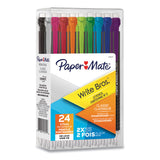 Paper Mate® Write Bros Mechanical Pencil, 0.7 mm, HB (#2), Black Lead, Assorted Barrel Colors, 24/Pack (PAP2104212) Pack Of 24
