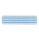 Rubbermaid® Commercial HYGEN™ Disposable Microfiber Pad, 4.75 x 19, White/Blue Stripes, 50/Pack, 3 Packs/Carton (RCP2134282) Pack of 50