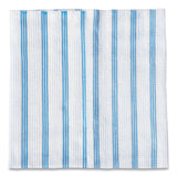 Rubbermaid® Commercial HYGEN™ Disposable Microfiber Cleaning Cloths, 12 x 12, Blue/White Stripes, 600/Carton (RCP2134283) Each