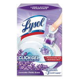 LYSOL® Brand Click Gel Automatic Toilet Bowl Cleaner, Lavender Fields, 6/Box, 4 Boxes/Carton (RAC89060CT) Case of 24
