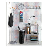 Alba™ Wooden Coat Hook, Five Wood Peg Wall Rack, Brown/Silver, 45 lb Capacity (ABAPMV5) Each