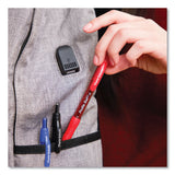 Paper Mate® Profile Ballpoint Pen, Retractable, Medium 1 mm, Black Ink, Translucent Black Barrel, Dozen (PAP2095470) Box of 12