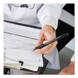 Paper Mate® Profile Gel Pen, Retractable, Medium 0.7 mm, Red Ink, Translucent Red Barrel, Dozen (PAP2095463) Box of 12