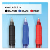 Paper Mate® Profile Ballpoint Pen, Retractable, Medium 1 mm, Blue Ink, Translucent Blue Barrel, 4/Pack (PAP2113555) Each