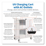 Tripp Lite UV Sterilization and Charging Cart, 32 Devices, 34.8 x 21.6 x 42.3, White (TRPCSC32ACWHG) Each