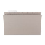 Smead™ TUFF Hanging Folders with Easy Slide Tab, Legal Size, 1/3-Cut Tabs, Steel Gray, 18/Box (SMD64093) Box of 18