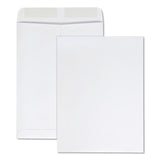 Quality Park™ Catalog Envelope, 28 lb Bond Weight Kraft, #10 1/2, Square Flap, Gummed Closure, 9 x 12, White, 100/Box (QUA41413) Box of 100