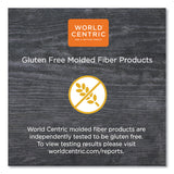 World Centric® Fiber Lids for Fiber Containers, 8.9 x 6.9 x 0.4, Natural, Paper, 400/Carton (WORCTLSCU3LF) Case of 400