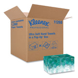 Kleenex® Ultra Soft Hand Towels, POP-UP Box, 1-Ply, 8.9 x 10, White, 70/Box, 18 Boxes/Carton (KCC11268CT) Case of 18
