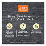 World Centric® Paper Bowls, 32 oz, 4.4" Diameter x 5.8"h, White, 500/Carton (WORBOPA32) Case of 500